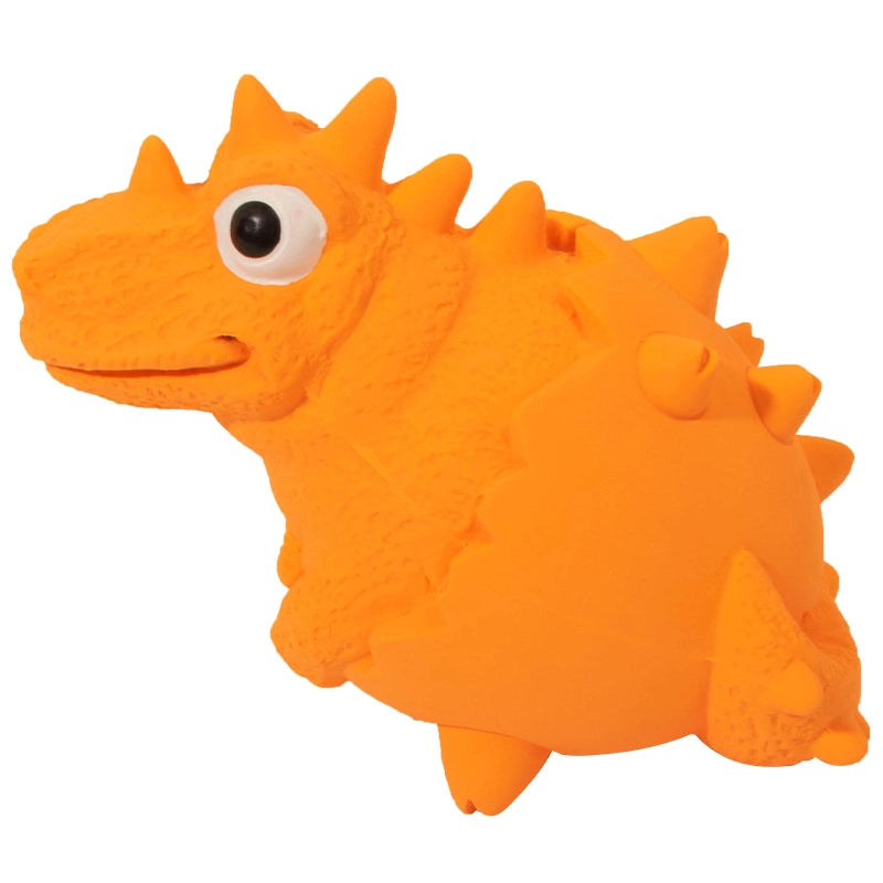 New Pet Latex Toy Eggshell Crocodile Dinosaur Small Animal Bite-resistant Molar Latex Sound Dog Toy