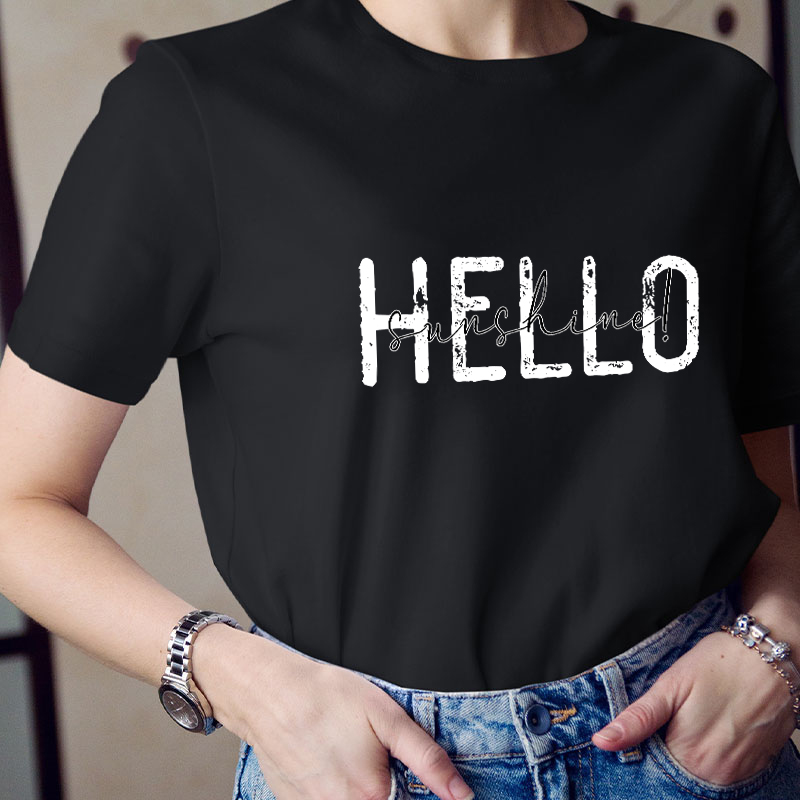 Hello Sunshine Teacher T-Shirt