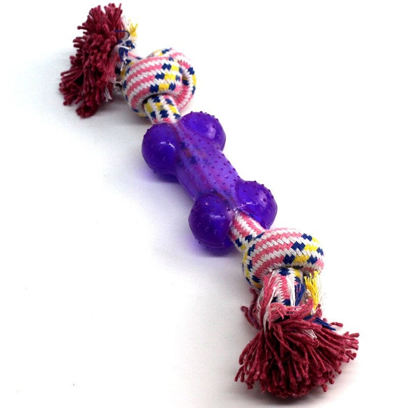 Plastic Short Bone Dog Toy