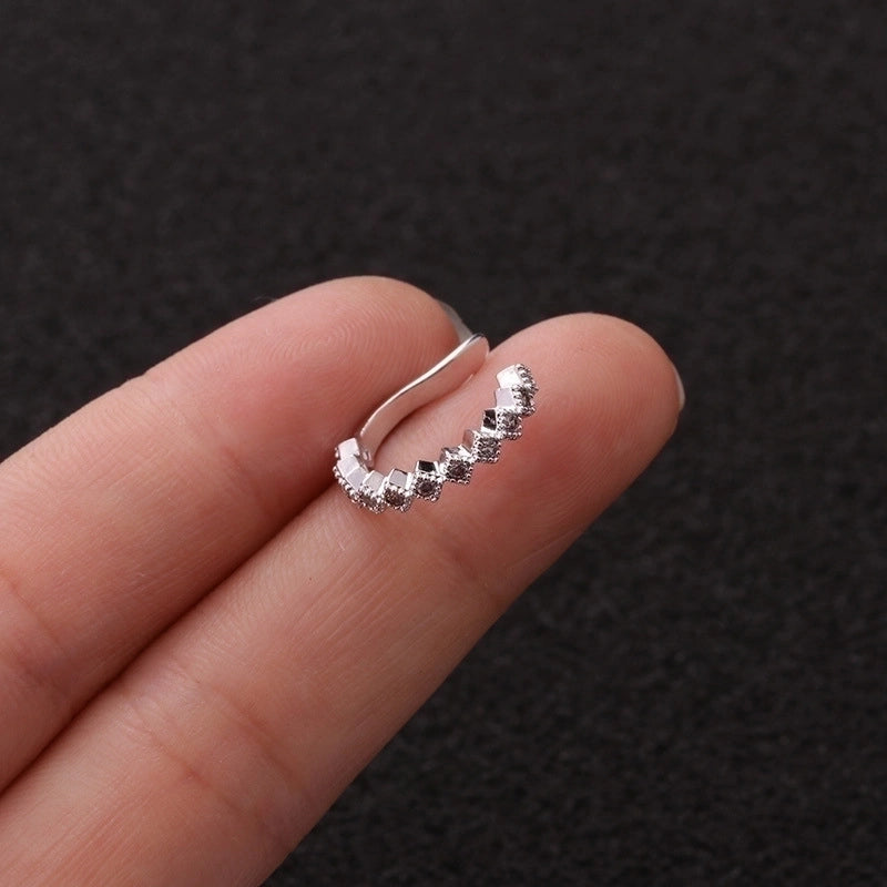 Ear Cartilage Rings & Studs Lady U Shape Copper