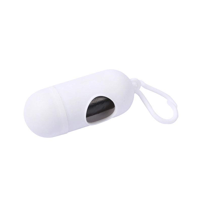 5 Pieces Minimalist Classic Style Plastic Solid Color Pet Garbage Bag