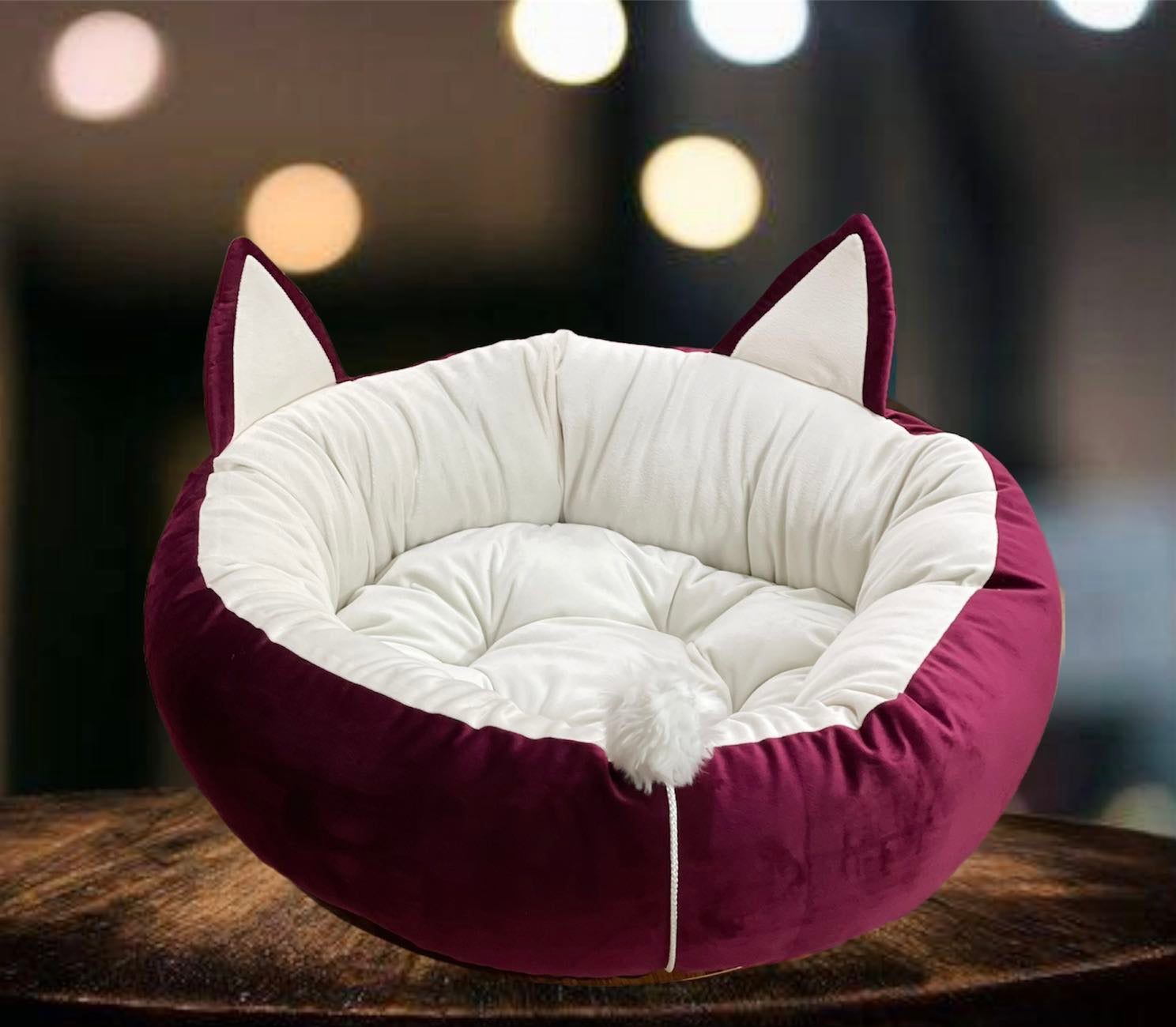 Cat ear Pet Bed with Tail