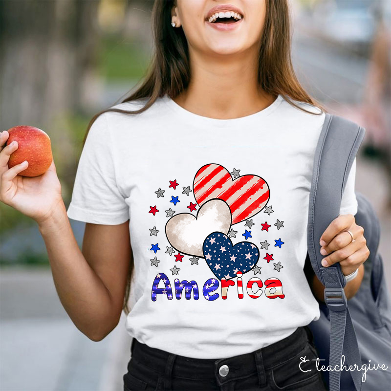 America Heart T-Shirt