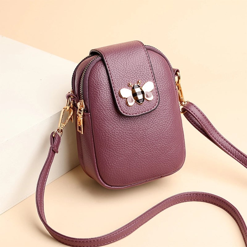 Women's Small All Seasons Pu Leather Streetwear Shoulder Bag