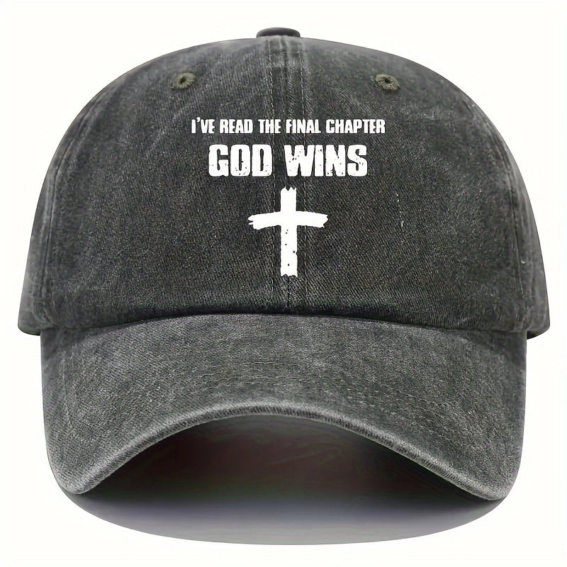 Unisex Commute Cross Letter Curved Eaves Baseball Cap
