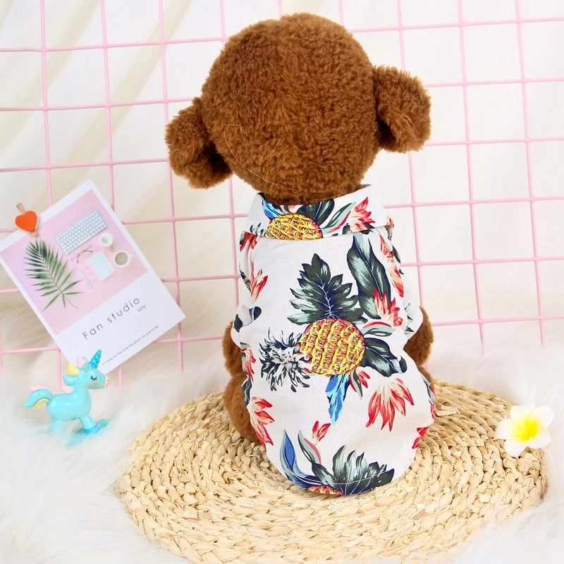 Casual Cloth Color Block Pet Clothing