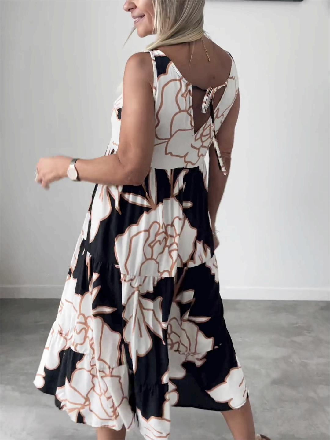 Aveline™ | Elegant dress with floral print