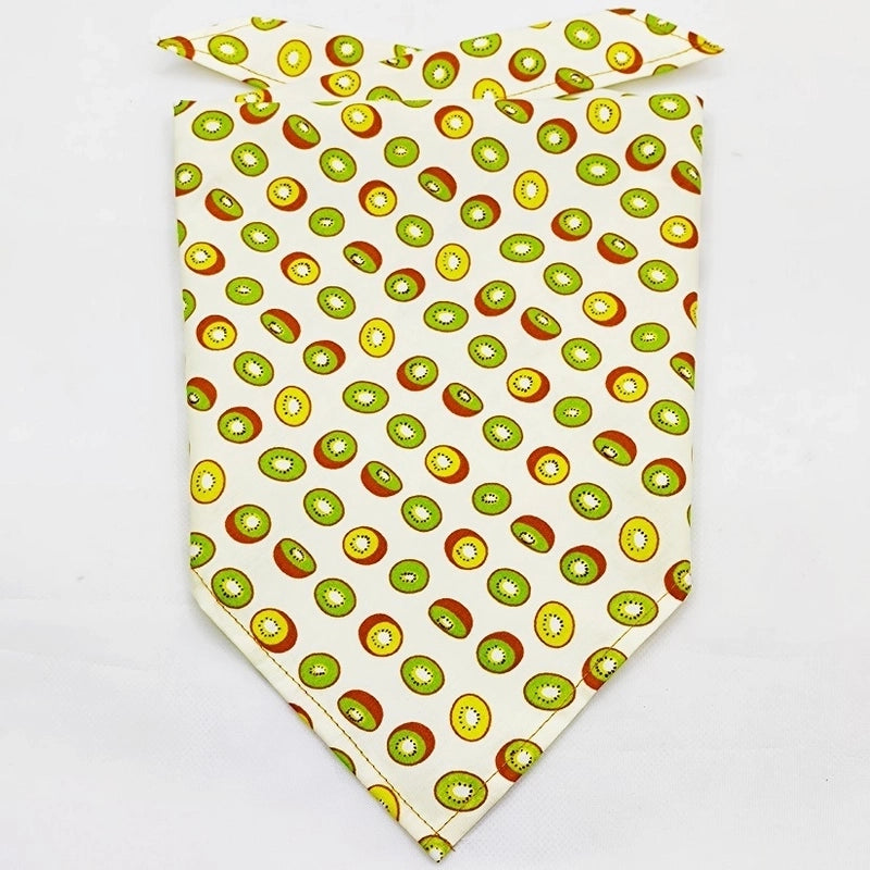 Cartoon Style Cotton Flower Printing Pet Saliva Towel