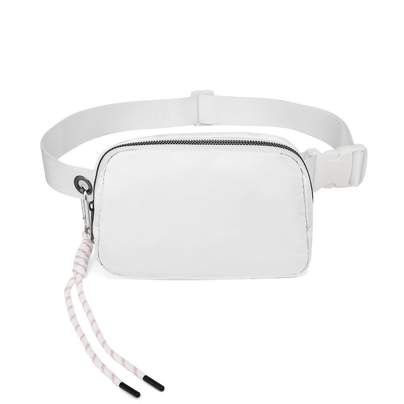 Women's Elegant Streetwear Solid Color Nylon Waist Bags