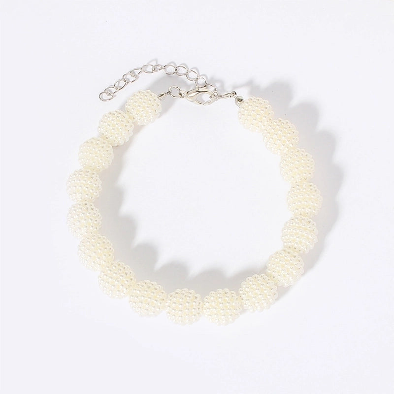 Cute Plastic Geometric Beaded Pet Collar