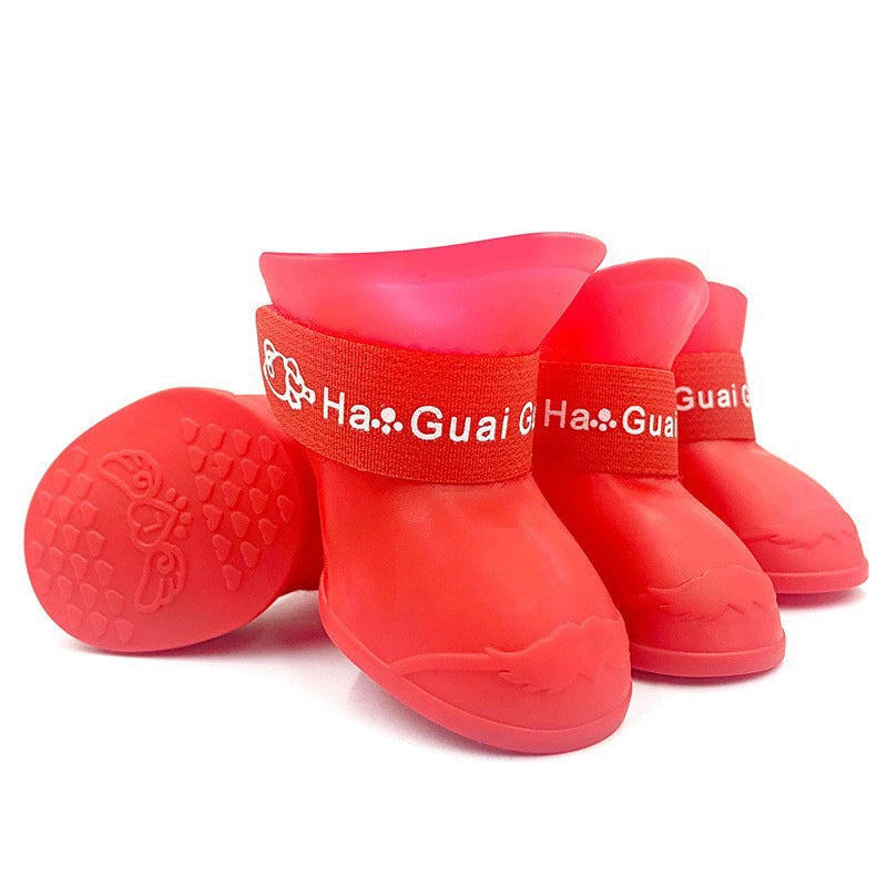 Casual Plastic Solid Color Pet Shoes