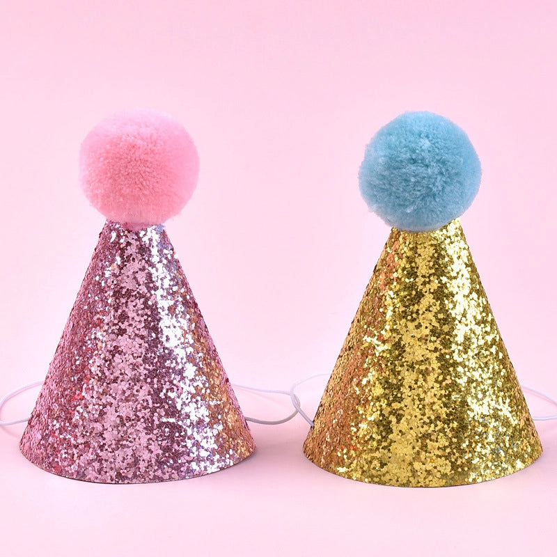 Pet Party Birthday Hat Dog Cat Bow Knot Birthday Hat Baby Birthday Party Decorative Hat