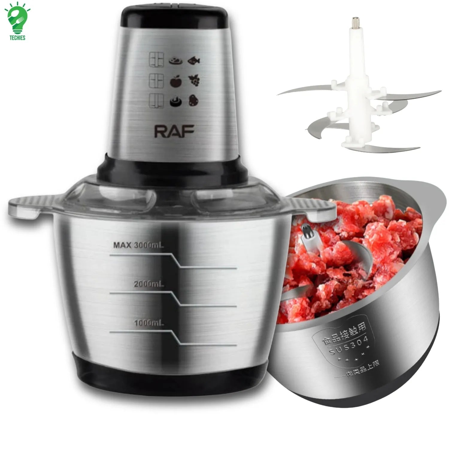 Food Processor Electric meat grinder and meat chopper