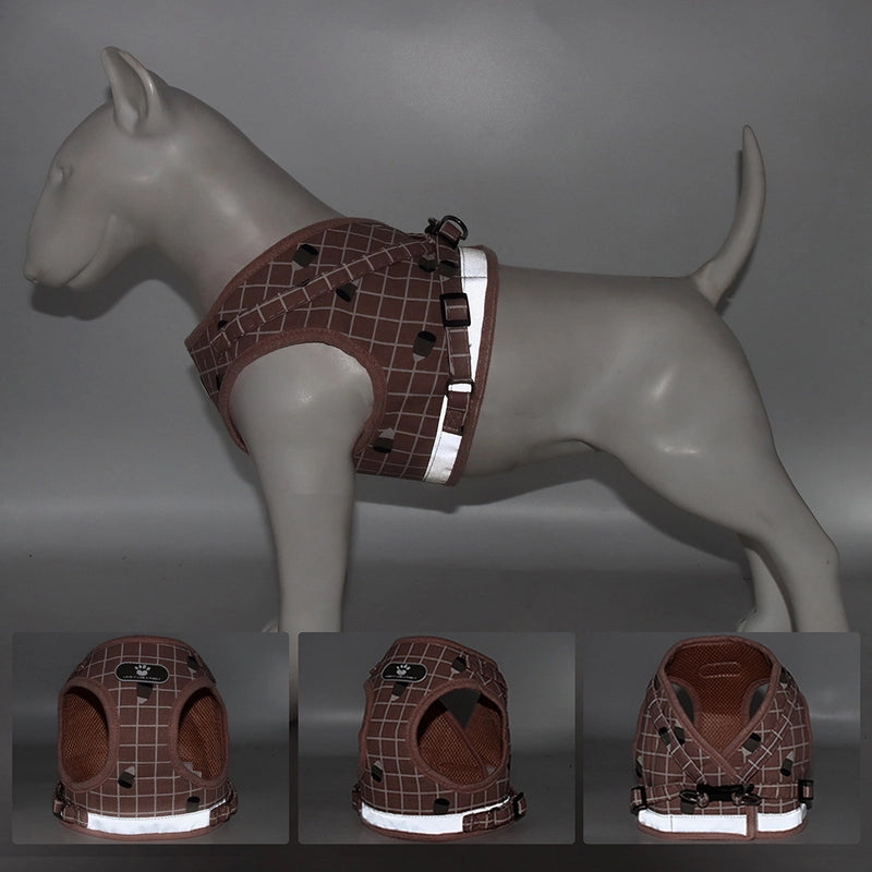 Vest Reflective Pet Dog Chest Strap Set Breathable Dog Rope Cat Supplies Hot Pet Traction Rope