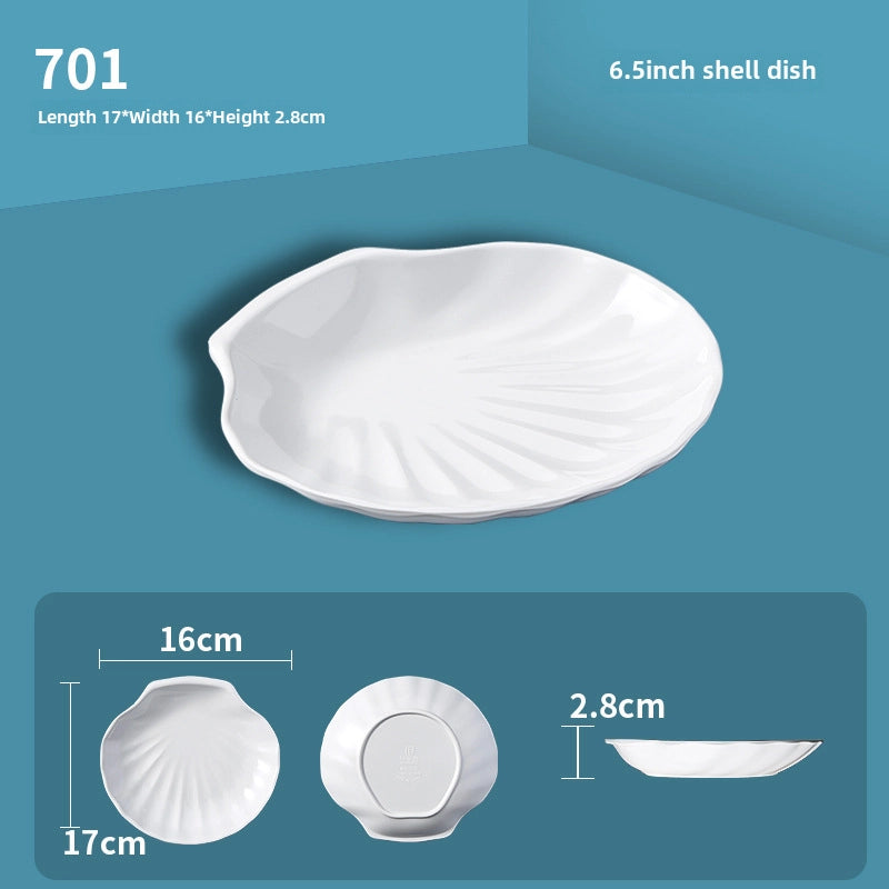 White Melamine Round Flavor Dish Vinegar Dish Catering Hot Pot Shop Commercial Imitation Porcelain Three-compartment Dip Dish Seasoning Dish