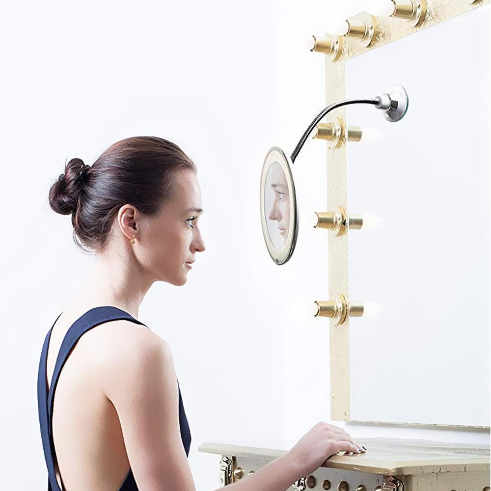 Magnifying Makeup Mirror with LED Light