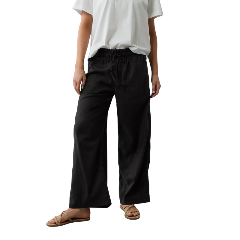 Dreamy Drape Linen Blend Pull On Pant