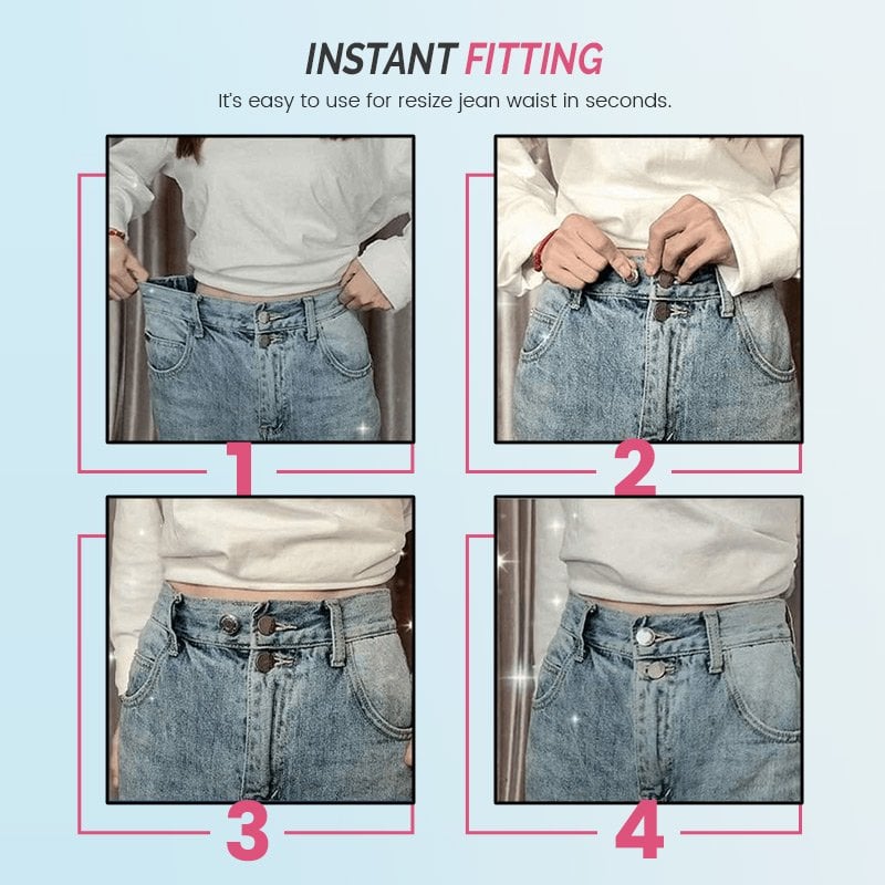 Perfect Fit Your Size Adjustable Waist Buckle(10PCS)