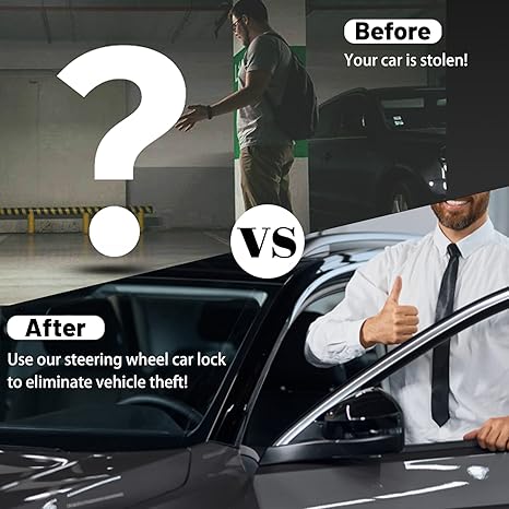 ULTIMATE ANTI-THEFT UNIVERSAL STEERING WHEEL BRAKE LOCK