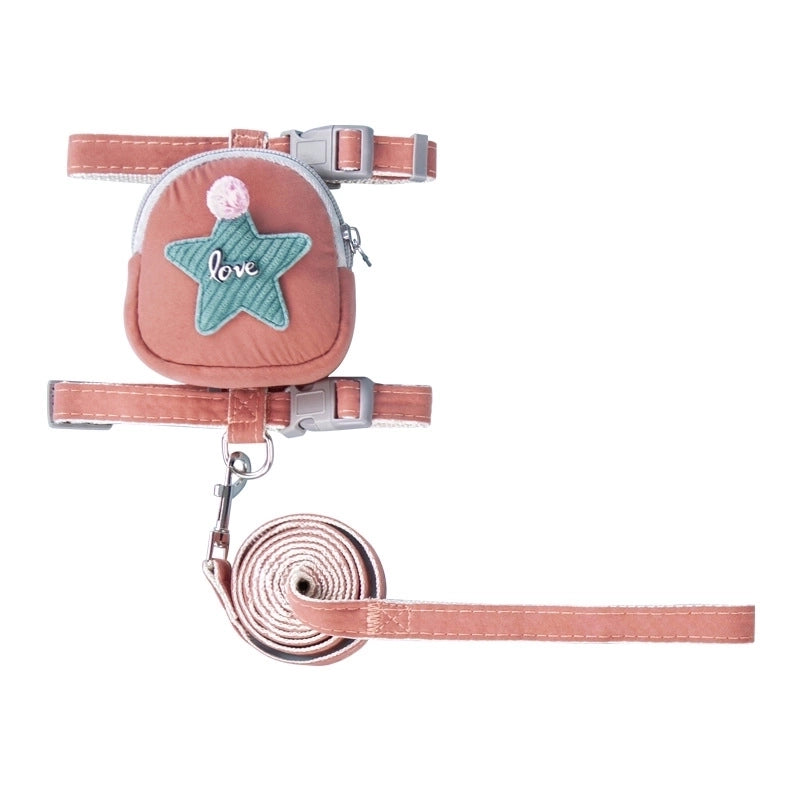Cute Polyester Solid Color Leash