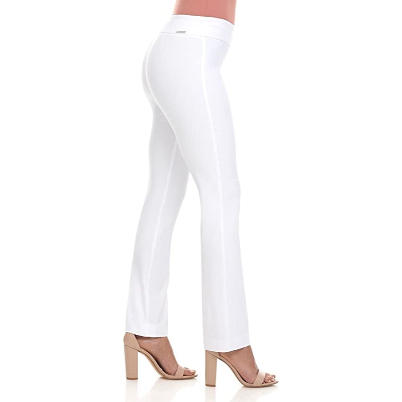 Women Ease Into Comfort Straight Leg Pant With Tummy Control