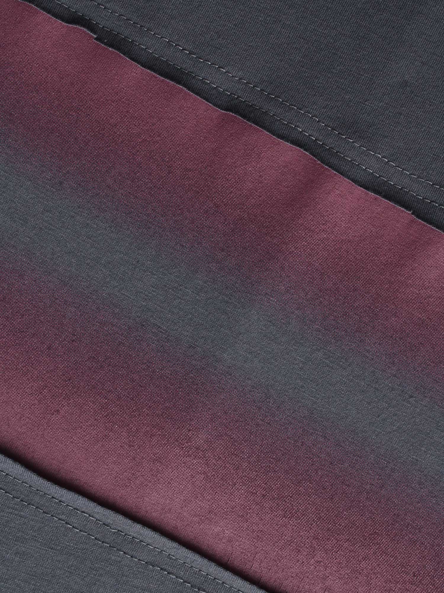 Ombre Contrast Patchwork Split Hem Dress