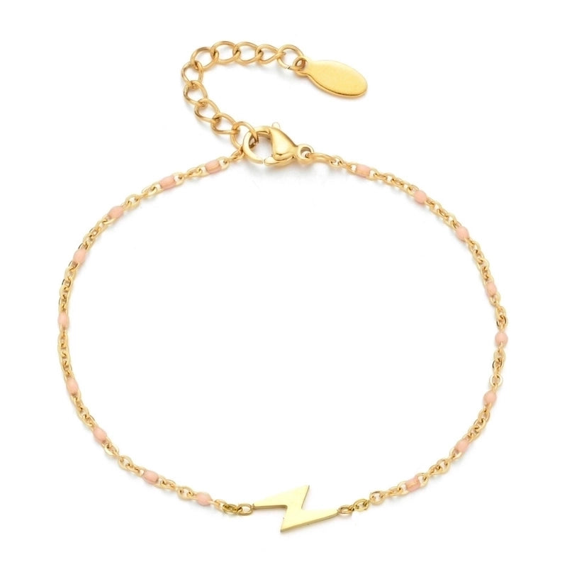 Modern Style Eye Titanium Steel Enamel Bracelets
