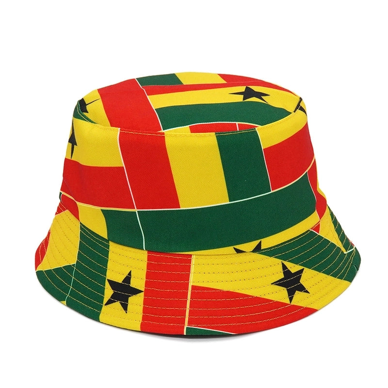 Unisex Basic Geometric Big Eaves Bucket Hat