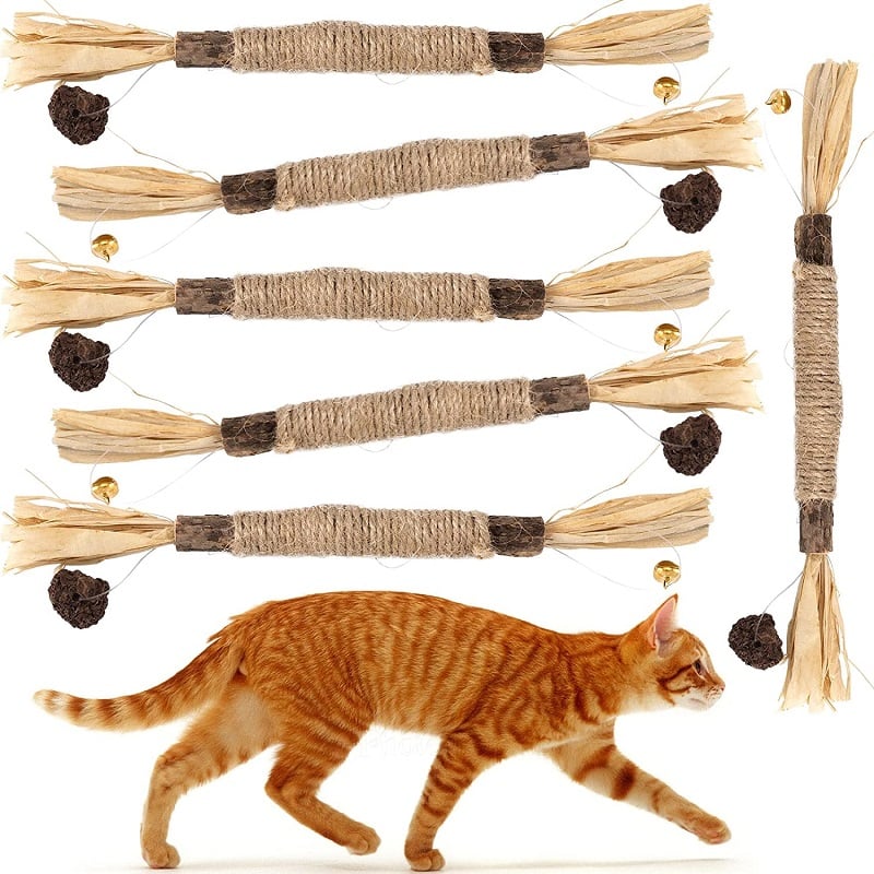 🔥 😺Natural Silvervine Stick Cat Chew Toy- BUY 3 Get 1 Free