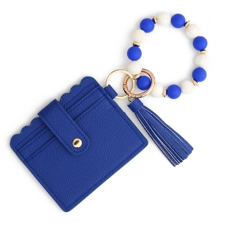 Women's Solid Color Pu Leather Open Card Holders