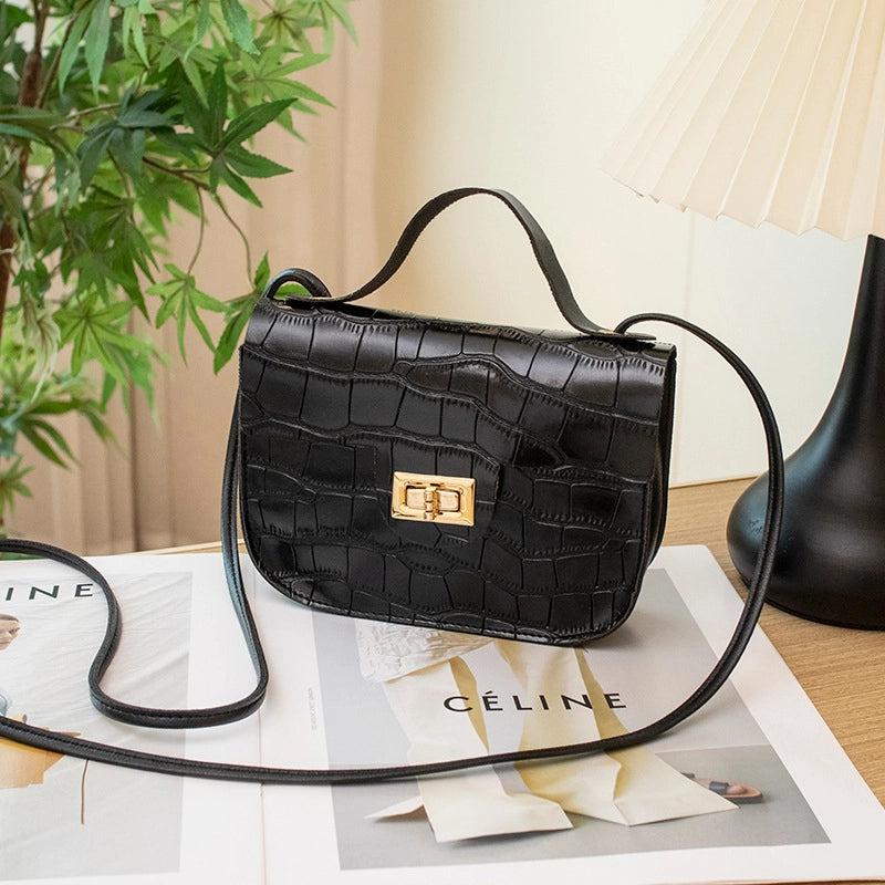 Women's Small All Seasons Pu Leather Fashion Square Bag