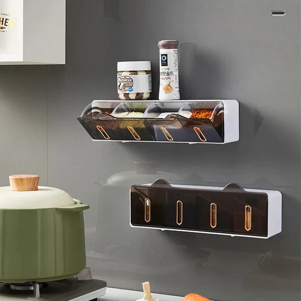 Kitchen luxury Wall Mounted Spice Box