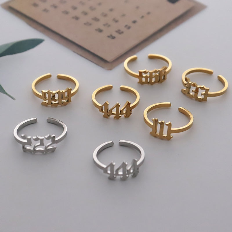 Lucky Angel Number Rings