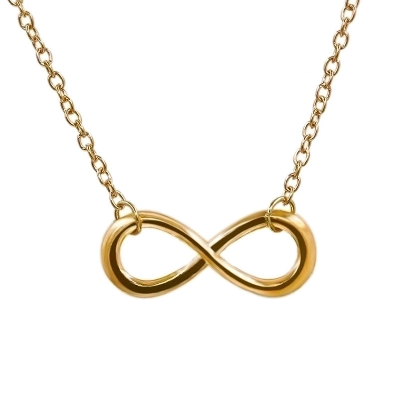 Casual Minimalist Cross Infinity Heart Shape Titanium Steel Copper Plating Hollow Out Inlay Crystal Rhinestones Zircon 18k Gold Plated Gold Plated Silver Plated Pendant Necklace