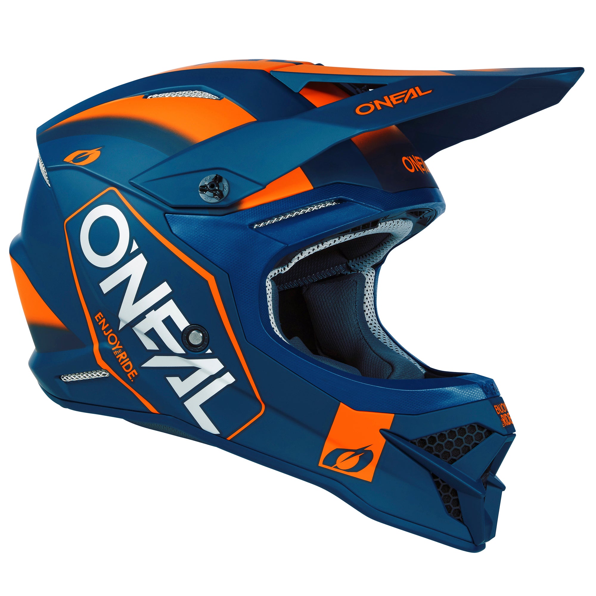 3 SRS Hexx V.23 Helmet Blue/Orange