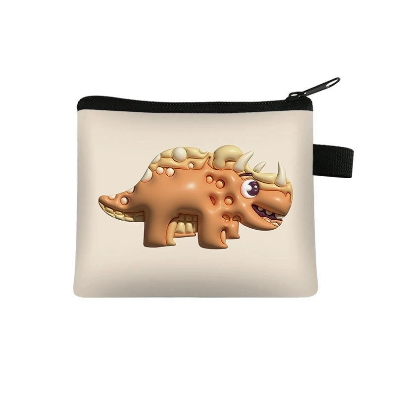 Kid's Animal Polyester Zipper Coin Purses