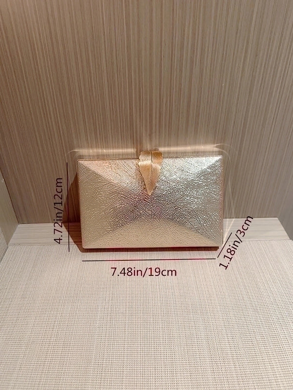 3 Pieces Women's Pu Leather Color Block Elegant Vintage Style Classic Style Square Buckle Clutch Bag Square Bag Evening Bag