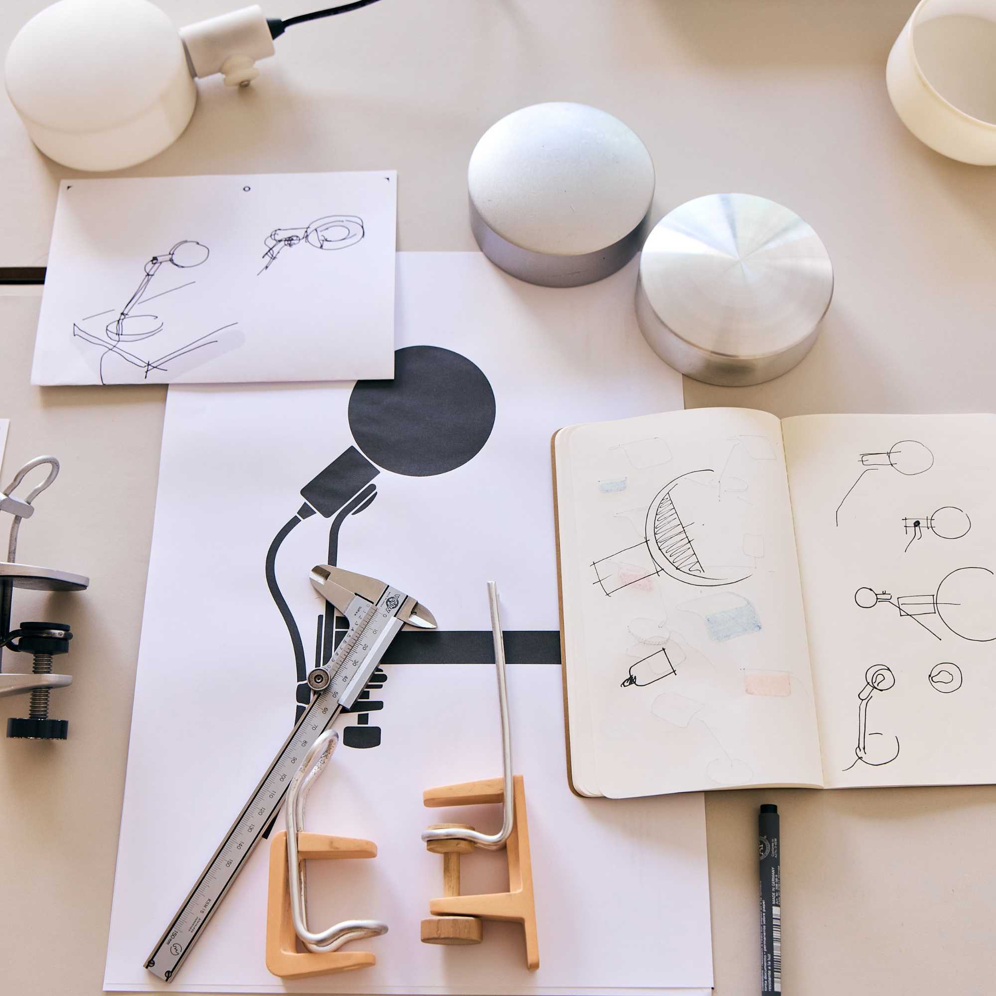 Cupola clip lamp
