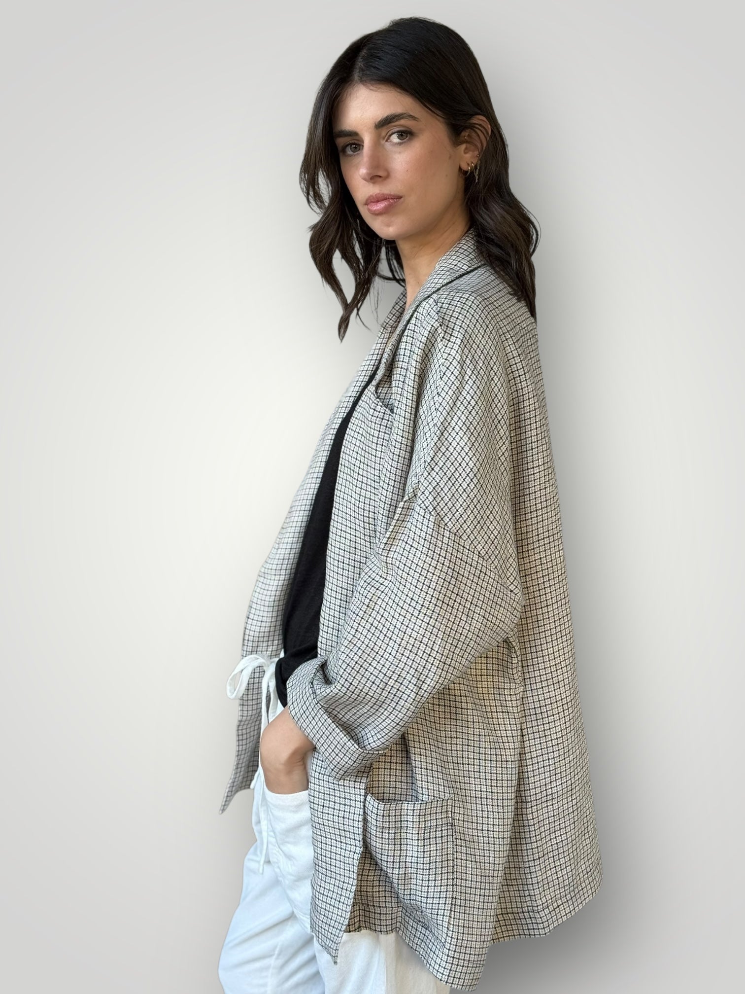 albert blazer - woven linen
