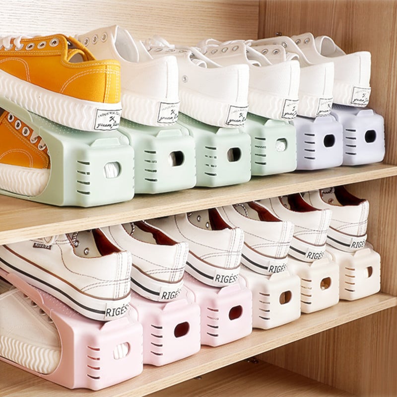 Adjustable Shoe Stacker Space Saver