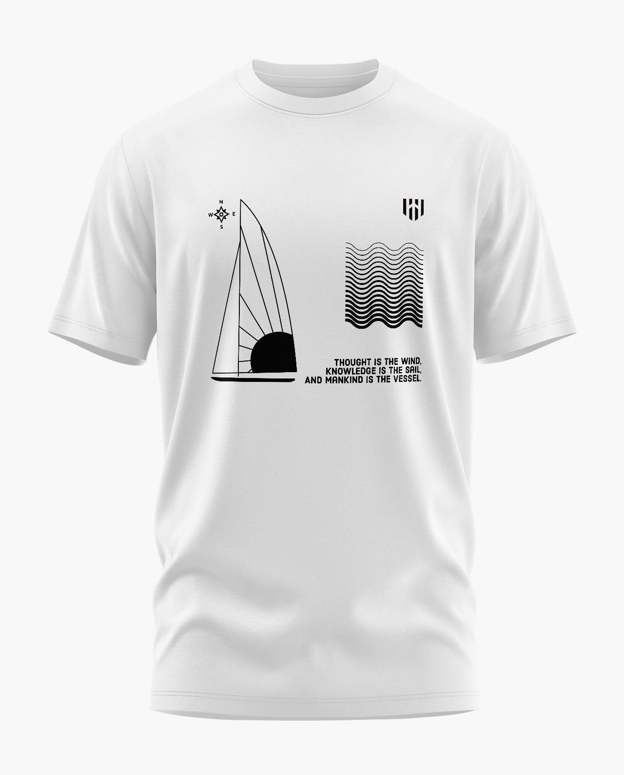 Abstract Sailboat T-Shirt