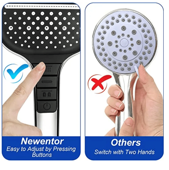 8-speed Oversized Panel Pressurized Shower Head-BUY 2 GET EXTRA 10% OFF & FREE SHIPPING