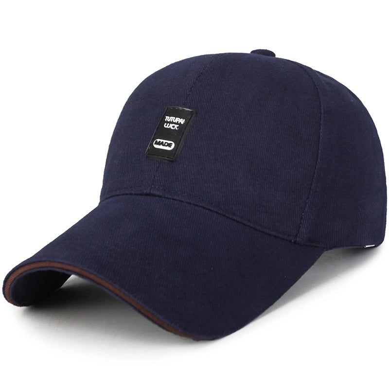 Unisex Minimalist Letter Curved Eaves Baseball Cap