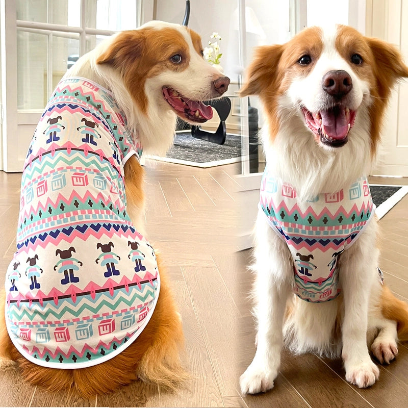 Large Dogs And Dogs 130kg Pet Clothes Mesh Vest Supplies Dog Cat Koji Golden Retriever Method Bucket Sunscreen