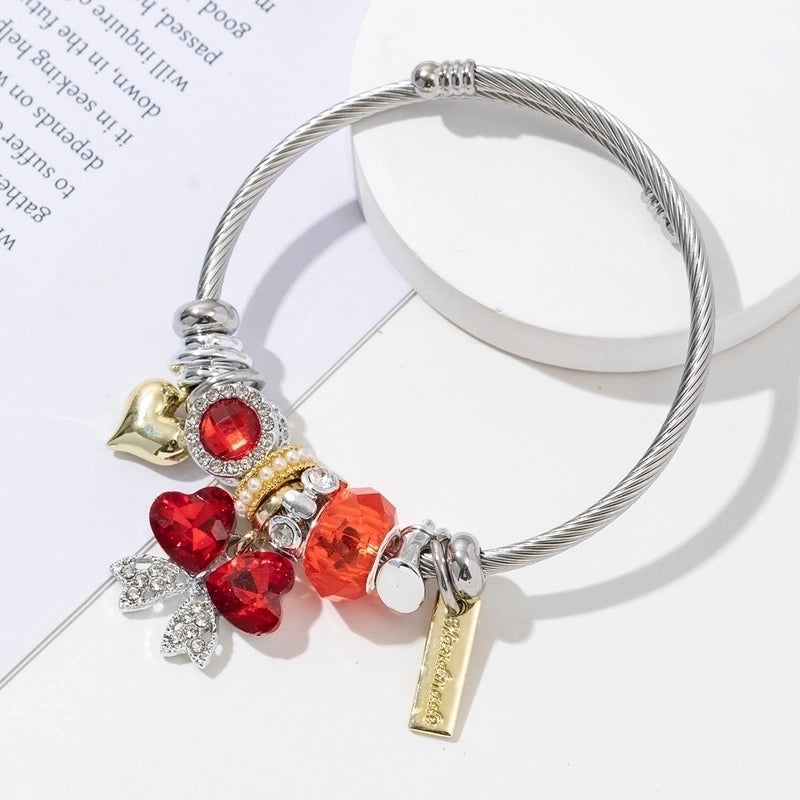 Elegant Butterfly 304 Stainless Steel Alloy Bangle In Bulk