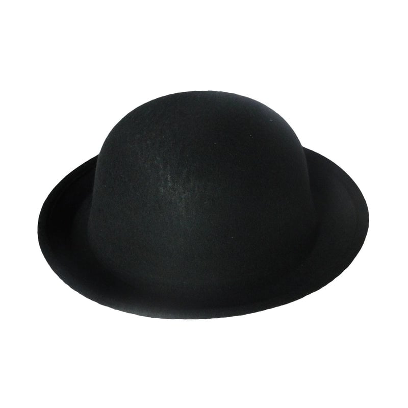 New Hat Women's Small Round Top Hat Trendy Spring Autumn And Winter Dome Curled Jazz Hat Couple Hat Adult Hat Now