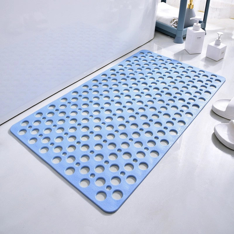 Bathroom Non-slip Mat Round Hole Leaking Non-slip Floor Mat With Suction Cup Shower Room Bathroom Bath Hydrophobic Floor Mat