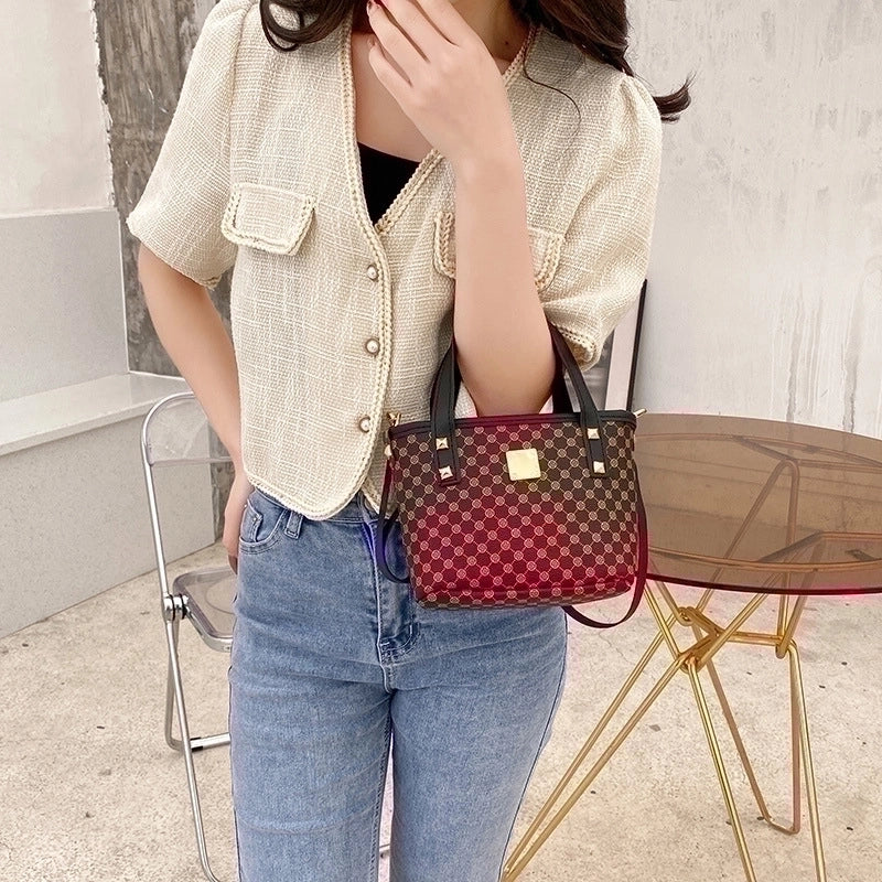 Women's Mini All Seasons Pu Leather Vintage Style Handbag
