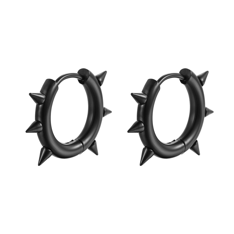 1 Piece Fashion Solid Color Plating 201 Stainless Steel 18K Gold Plated Earrings