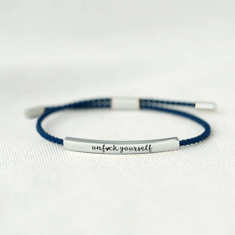 ✨BUY 2 PAY FOR 1【add 2 to cart】✨UNF♥CK YOURSELF TUBE BRACELET💫